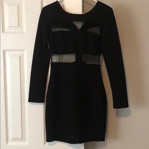 BCBG Little Black Dress with Cut-Outs